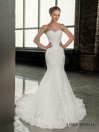 Купить кружевное свадебное платье русалка Love Bridal