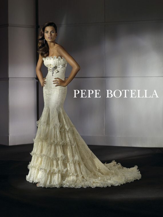 Свадебное платье русалка Pepe Botella арт.3055